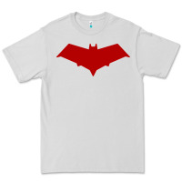 Dove Grey red hood Premium Tee - ArtChic