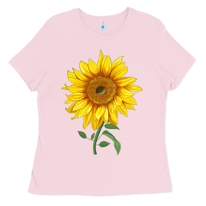 Bambino Sunflower Ladies Tee by LillyAllenDesigns | Teevron