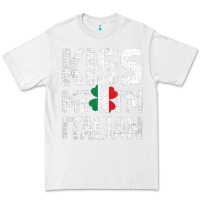 White Kiss Me I'm Italian Premium Tee - ArtChic