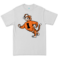 Dove Grey Vintage Walking Angry Tiger Idaho State Premium Tee - ArtChic