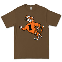 Cacao Vintage Walking Angry Tiger Idaho State Premium Tee - ArtChic