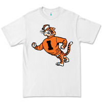 White Vintage Walking Angry Tiger Idaho State Premium Tee - ArtChic