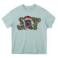 Arona christmas joy pitbull Heavy Core Tee - RanaPortraitStore