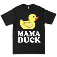Black mama duck t shirt funny mother bird gift Premium Tee - ArtChic
