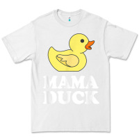White mama duck t shirt funny mother bird gift Premium Tee - ArtChic