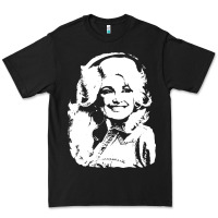 Black dolly parton distressed photo Premium Tee - ArtChic