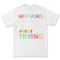 White mistakes are proof that you are trying teacher inspirational t shirt Premium Tee - StudioElite