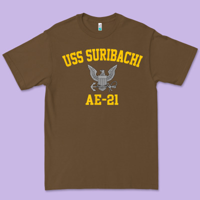 Uss Suribachi Ae 21 T Shirt Premium Tee Designed By Studioelite