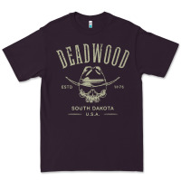 Plum deadwood south dakota usa distressed skull design souvenir premium t s Premium Tee - StudioElite
