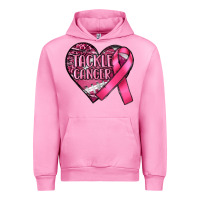 Fuchsia Pink tackle cancer Urban Hoodie - RanaPortraitStore
