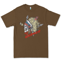 Cacao trust the government skull native american chief native t shirt Premium Tee - StudioElite