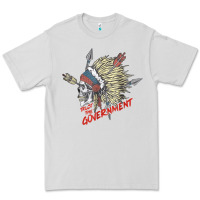 Dove Grey trust the government skull native american chief native t shirt Premium Tee - StudioElite