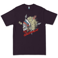 Plum trust the government skull native american chief native t shirt Premium Tee - StudioElite