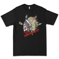 Black trust the government skull native american chief native t shirt Premium Tee - StudioElite