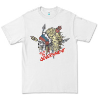 White trust the government skull native american chief native t shirt Premium Tee - StudioElite