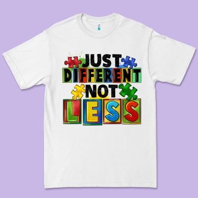 Just Different Not Less Premium Tee Designed By Fadigitalartstudio