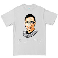 Dove Grey rbg ruth bader ginsburg feminist t shirt   signature art Premium Tee - StudioElite