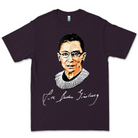 Plum rbg ruth bader ginsburg feminist t shirt   signature art Premium Tee - StudioElite