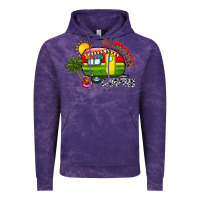 Cloud Purple summer camping Vintage Hoodie - CowhideDigitalArt