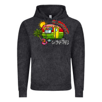 Vintage Black summer camping Vintage Hoodie - CowhideDigitalArt