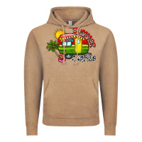 Vintage Coffee summer camping Vintage Hoodie - CowhideDigitalArt