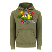 Vintage Olive summer camping Vintage Hoodie - CowhideDigitalArt