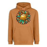 Meerkat Softball Sunflower Heavyweight Hoodie - Jasminsmagicworld