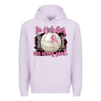 Lilac in october we wear pink volleyball Premium Hoodie - BarkalooDesign