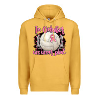 Mustard in october we wear pink volleyball Premium Hoodie - BarkalooDesign