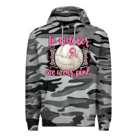 Slate Camo in october we wear pink volleyball Premium Hoodie - BarkalooDesign