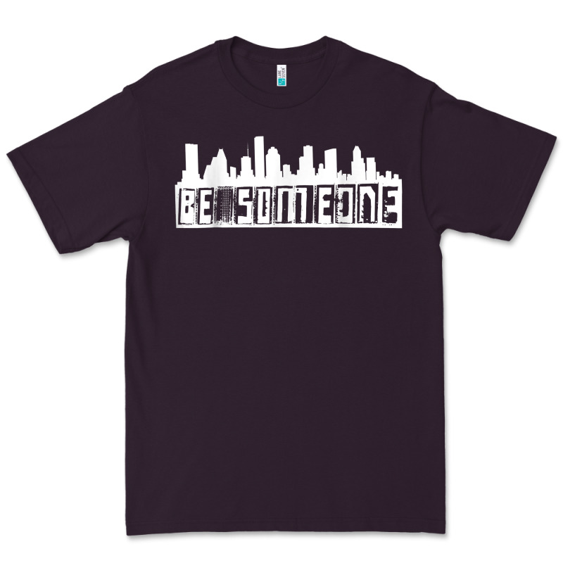 Be Someone H Town Houston Texas Skyline. T Shirt Premium Tee by StudioElite | Teevron