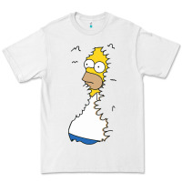 White Homer In Hedges Classic Premium Tee - StudioElite