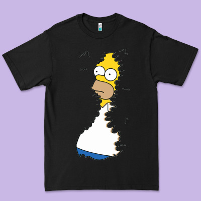 Homer In Hedges Classic Premium Tee Designed By Studioelite