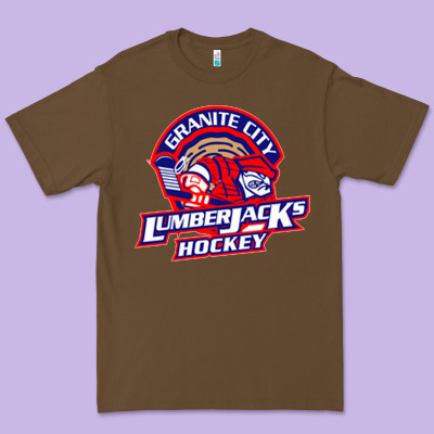 Granite City Lumberjacks Hockey Premium Tee Designed By Studioelite