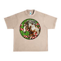 Horse Christmas Urban Heavy Tee | Teevron