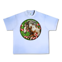 Grape Ice Horse Christmas Urban Heavy Tee - LillyAllenDesigns