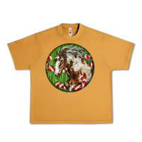 Peanut Butter Horse Christmas Urban Heavy Tee - LillyAllenDesigns