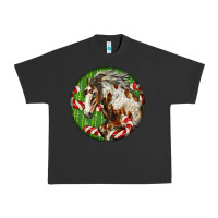 Pigment Black Horse Christmas Urban Heavy Tee - LillyAllenDesigns