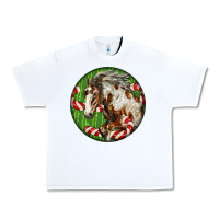 White Horse Christmas Urban Heavy Tee - LillyAllenDesigns