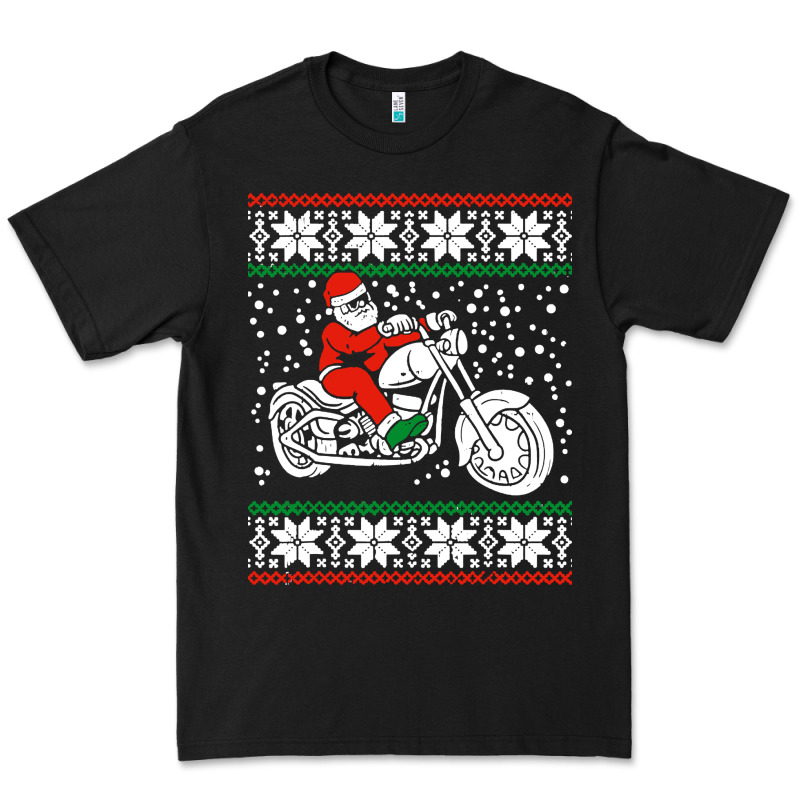 Santa Ridin Motocycle Premium Tee by StudioElite | Teevron