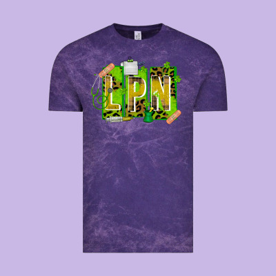 St. Patricks Day Lpn Vintage Tee Designed By Cowhidedigitalart