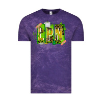 Cloud Purple St. Patricks Day Lpn Vintage Tee - CowhideDigitalArt