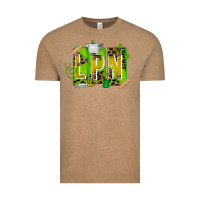 Vintage Coffee St. Patricks Day Lpn Vintage Tee - CowhideDigitalArt