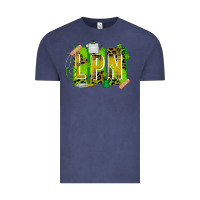 Vintage Denim St. Patricks Day Lpn Vintage Tee - CowhideDigitalArt