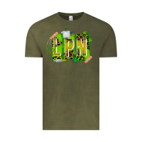 Vintage Olive St. Patricks Day Lpn Vintage Tee - CowhideDigitalArt