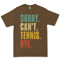 Cacao sorry can't tennis bye funny vintage retro tennis player t shirt Premium Tee - StudioElite