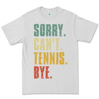 Dove Grey sorry can't tennis bye funny vintage retro tennis player t shirt Premium Tee - StudioElite