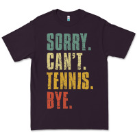 Plum sorry can't tennis bye funny vintage retro tennis player t shirt Premium Tee - StudioElite
