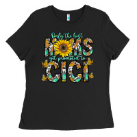 Black only the best moms get promoted to cici Ladies Tee - CowhideDigitalArt