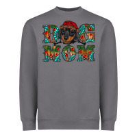 Storm christmas dog mom dachshund Heavyweight Sweatshirt - RanaPortraitStore